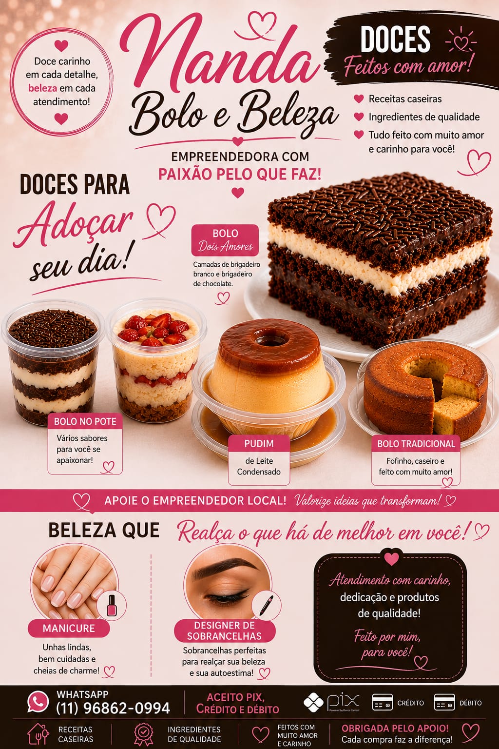 Foto de Nanda | Bolo e Beleza